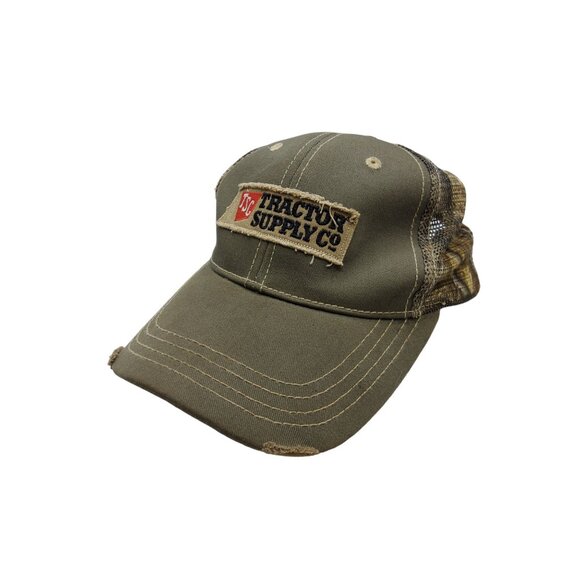 Vintage tractor supply distressed camo adjustable Caps/Hats - Picture 1 of 3